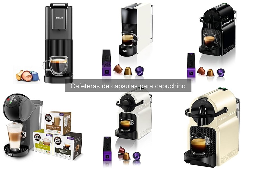 Dónde comprar cápsulas para cafeteras de capuchino