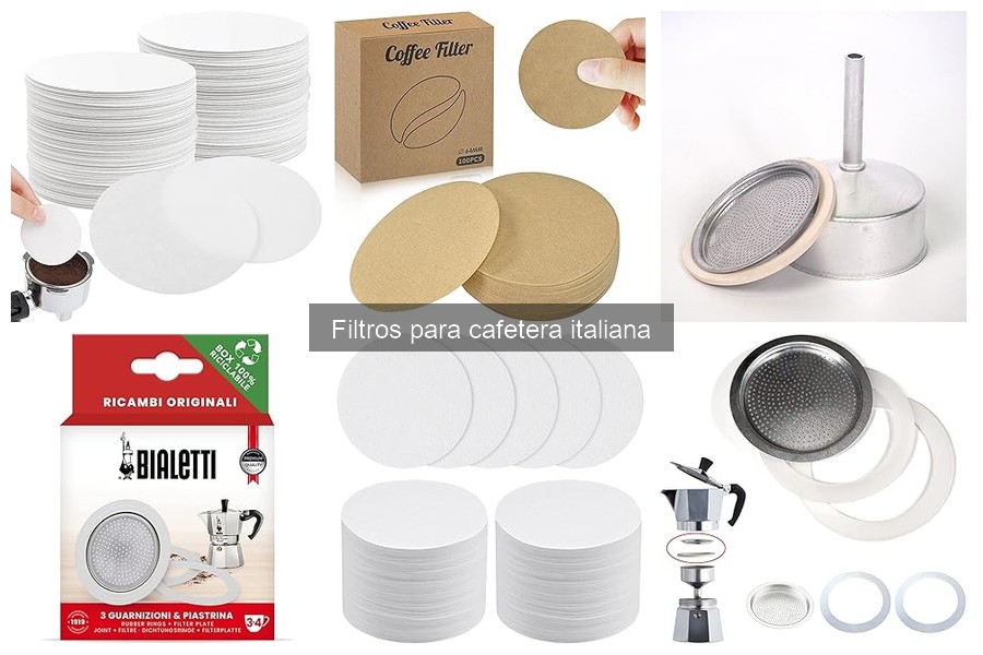 Dónde comprar filtros para cafetera italiana a buen precio