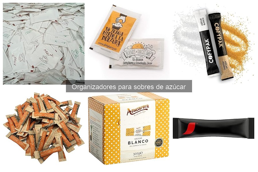 Dónde comprar organizadores para sobres de azúcar