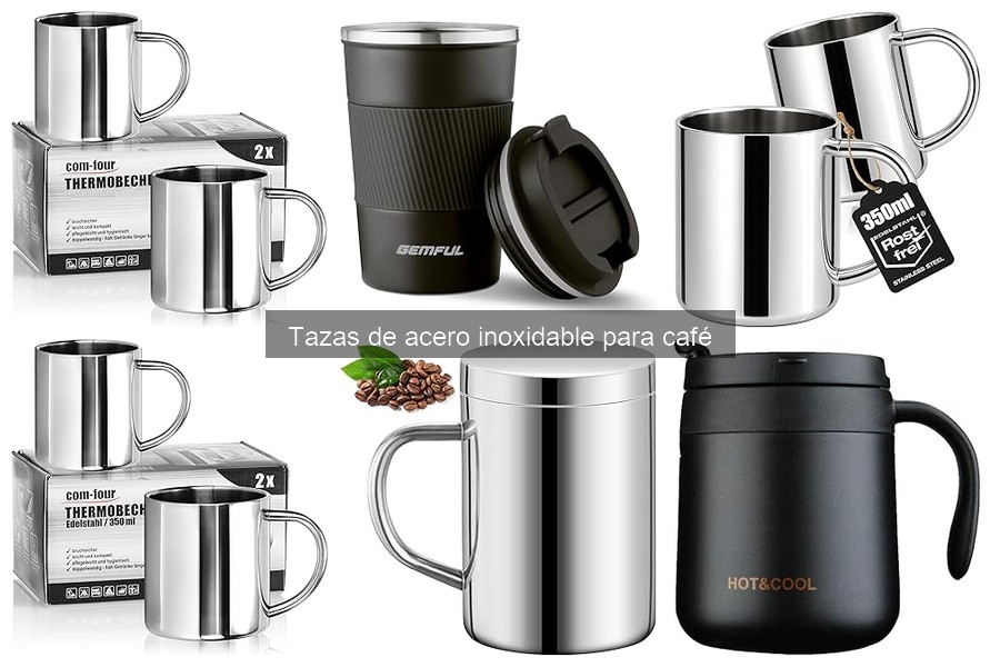Dónde comprar tazas de acero inoxidable para café y ofertas