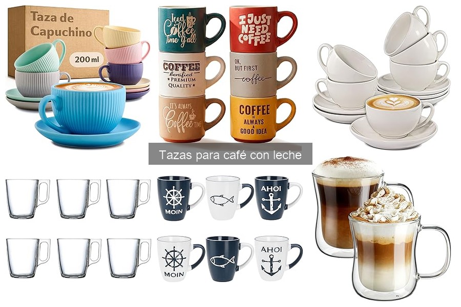 Dónde comprar tazas para café con leche: mejores opciones