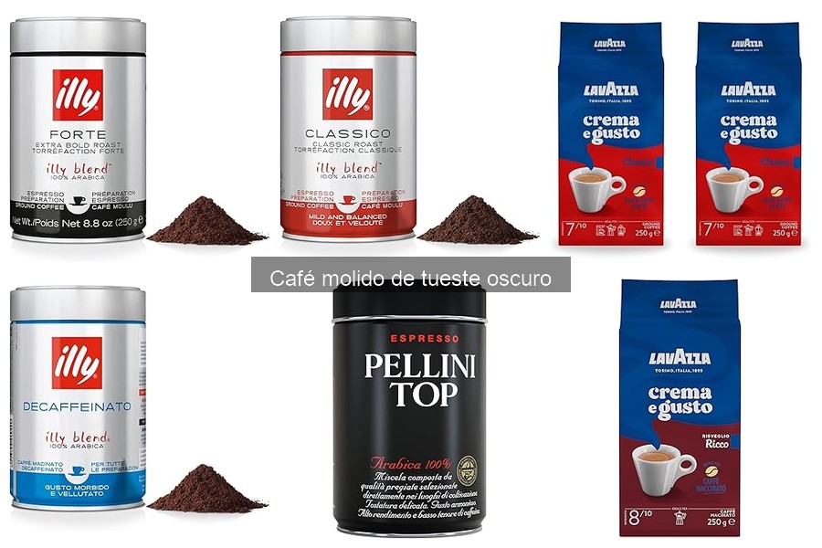 ¿El café molido de tueste oscuro es más fuerte?
