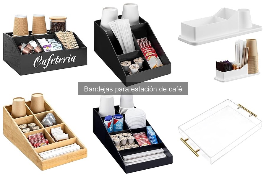 Errores comunes al elegir bandejas para estación de café