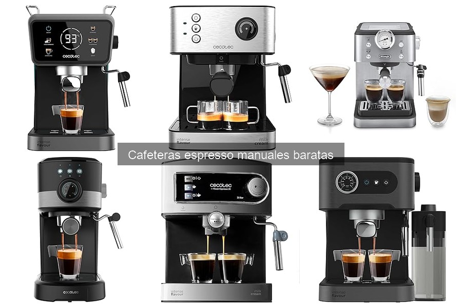 Errores comunes al usar cafeteras espresso manuales