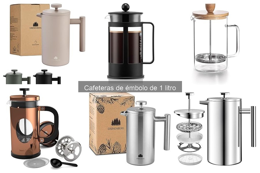 Errores comunes al usar una cafetera de émbolo de 1L