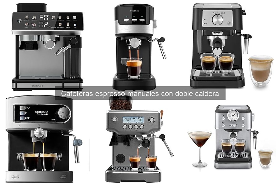 ** Errores comunes con cafeteras espresso manuales de doble caldera