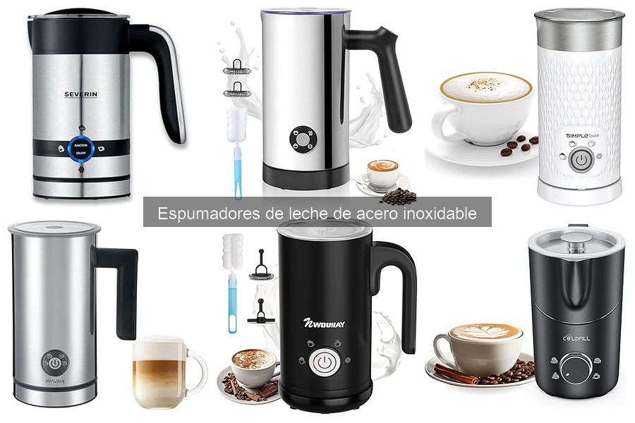 Espumadores de leche de acero inoxidable más recomendados