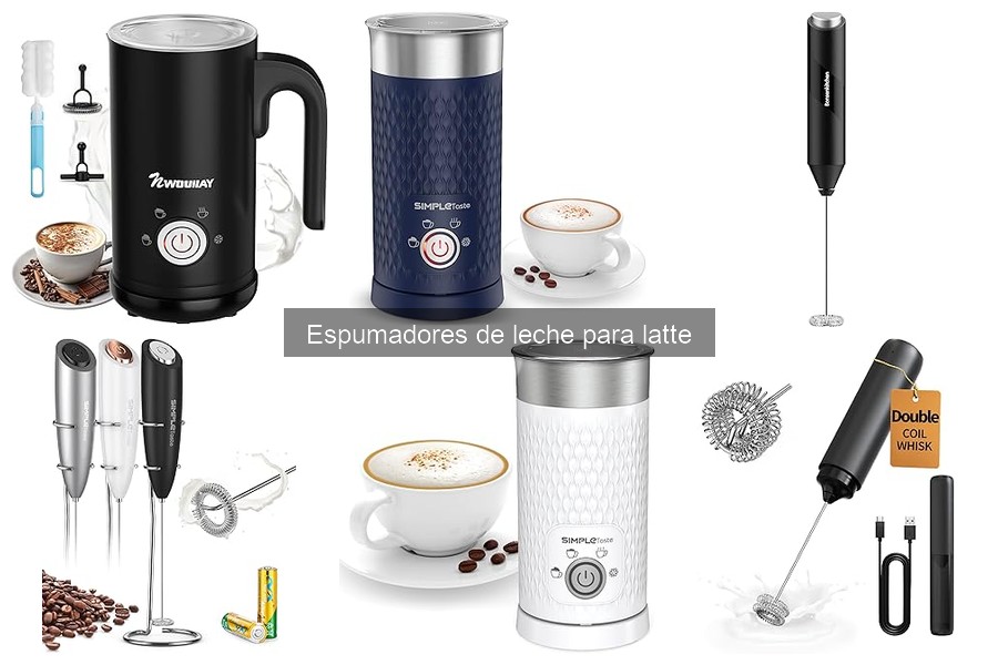 Espumadores de leche recomendados por baristas para café