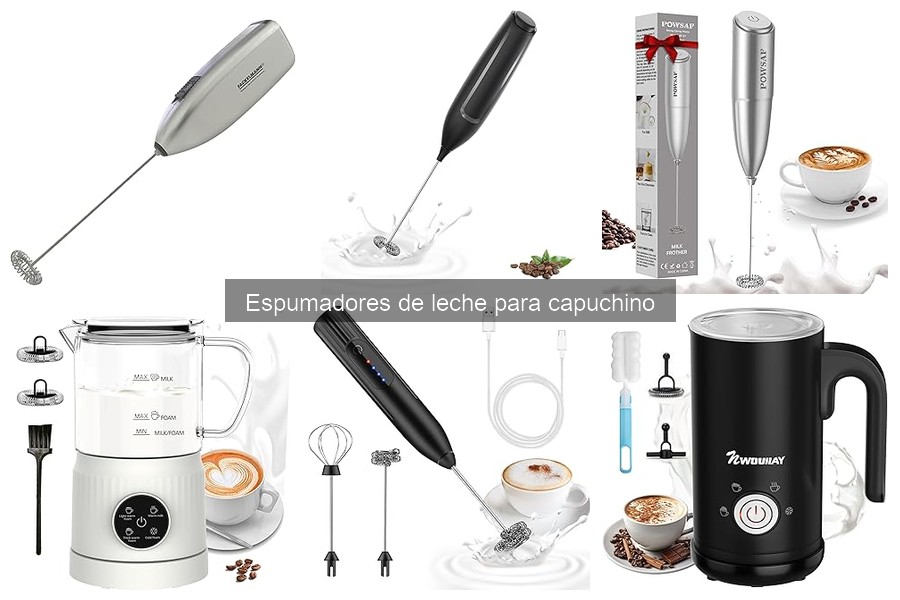 Espumadores de leche recomendados por baristas para capuchino