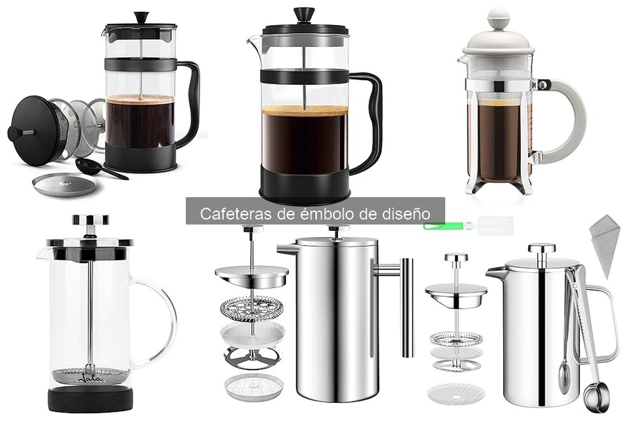 Estilos de diseño en cafeteras de émbolo para tu cocina