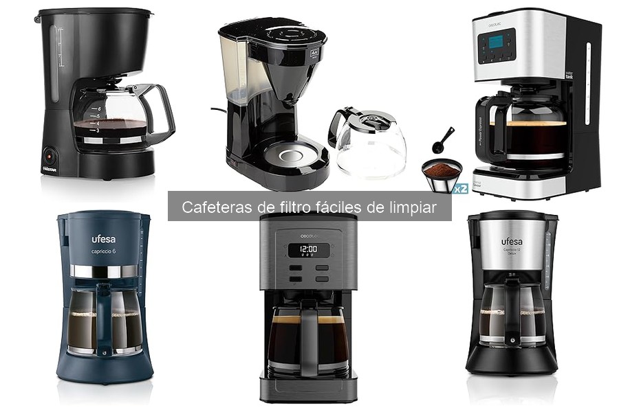 Guía de compra: Cafeteras de filtro fáciles de limpiar