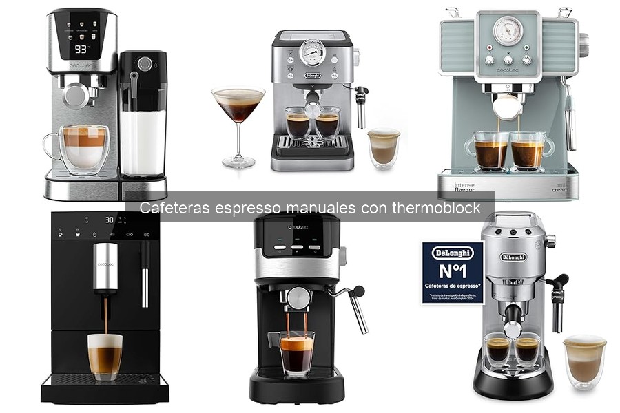 Guía de compra de cafeteras espresso manuales con thermoblock
