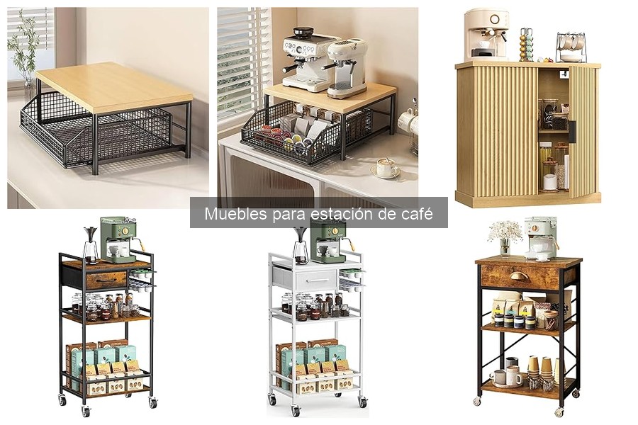 Guía de compra para muebles de estación de café en casa