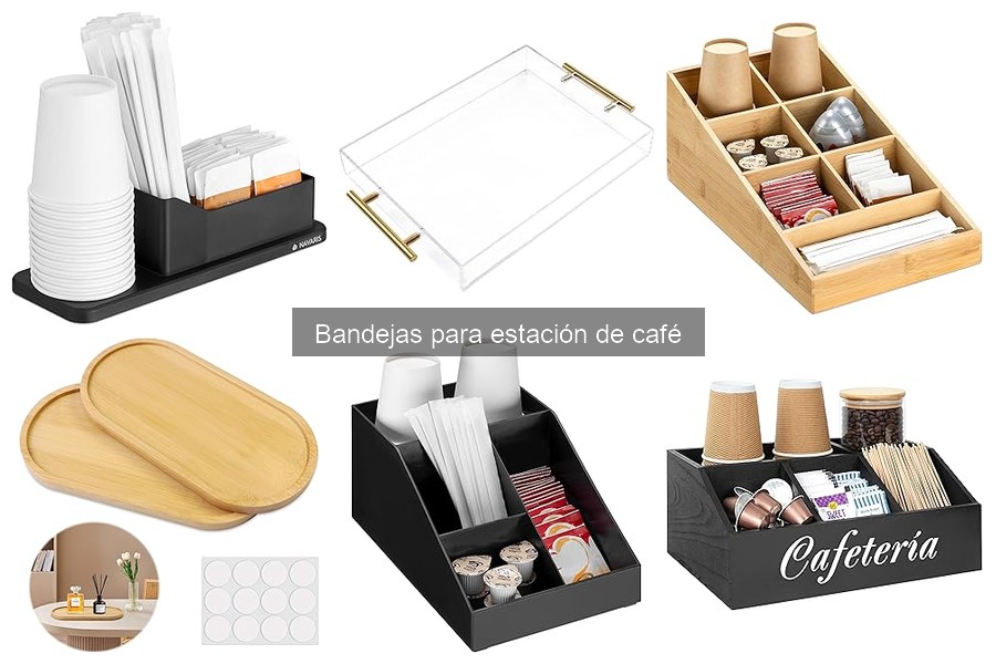 Guía de instalación de bandejas para estaciones de café