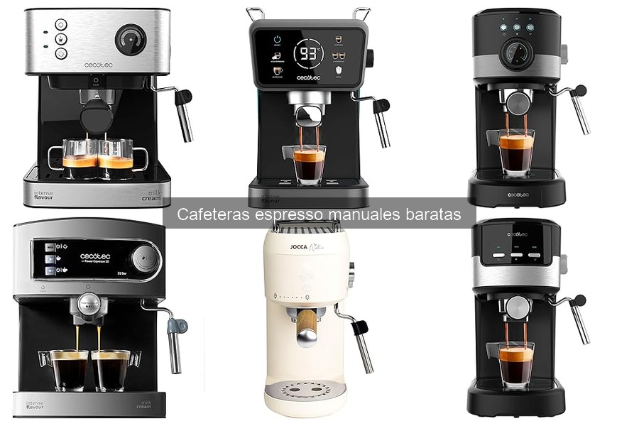 Guía para elegir cafetera espresso manual barata