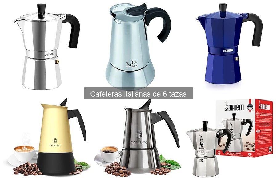 Historias de éxito con cafeteras italianas de 6 tazas