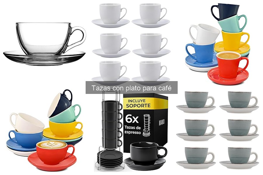 Ideas creativas para personalizar tazas con plato para café