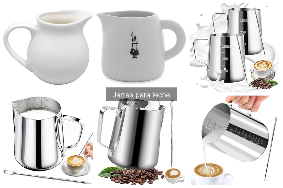 Las mejores jarras para leche para preparar café en casa
