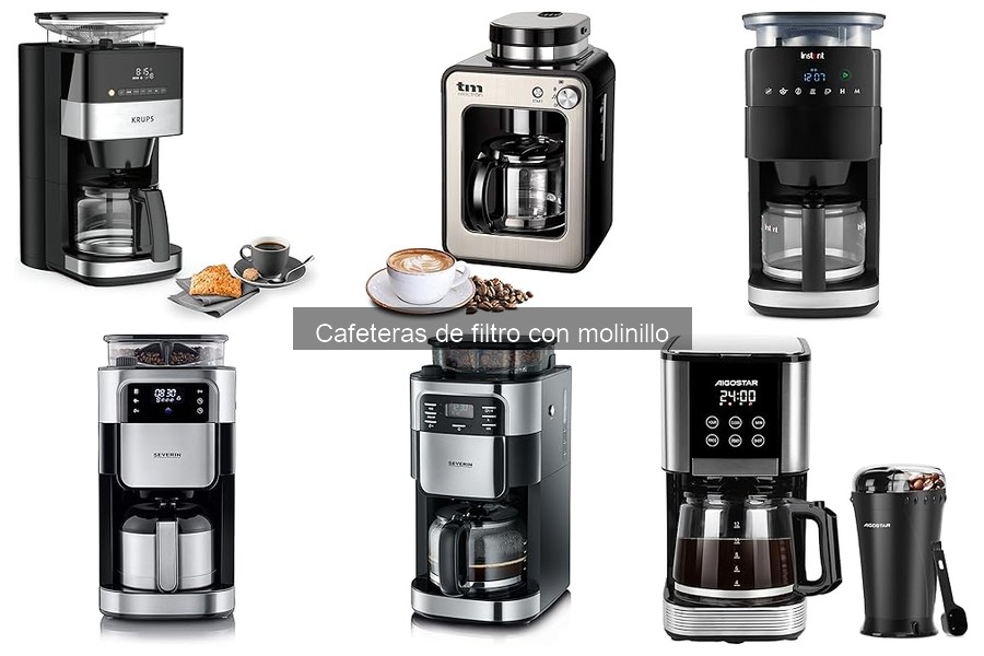 Mantenimiento de cafeteras de filtro con molinillo