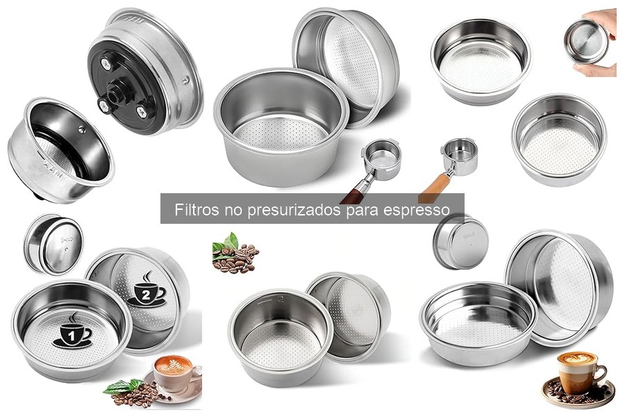 Mantenimiento de filtros no presurizados para espresso
