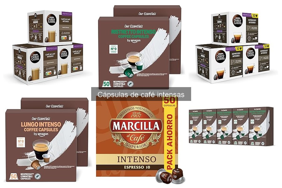 Mantenimiento para máquinas de café de cápsulas intensas
