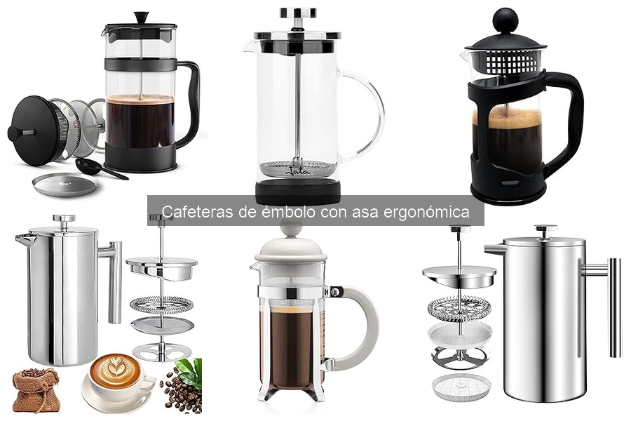 Mantenimiento y limpieza de cafeteras de émbolo ergonómicas