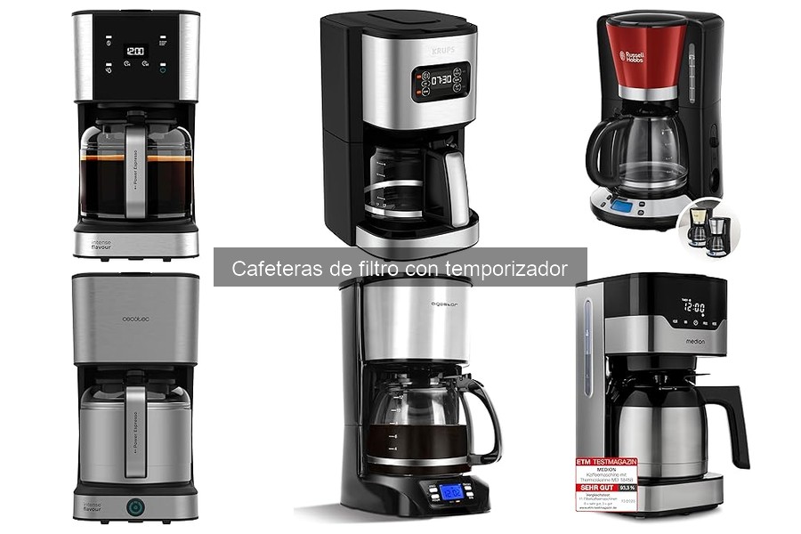 Mantenimiento y limpieza de cafeteras de filtro con temporizador