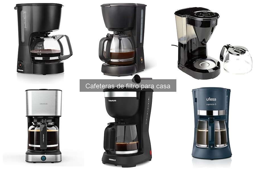 Mantenimiento y limpieza de cafeteras de filtro en casa