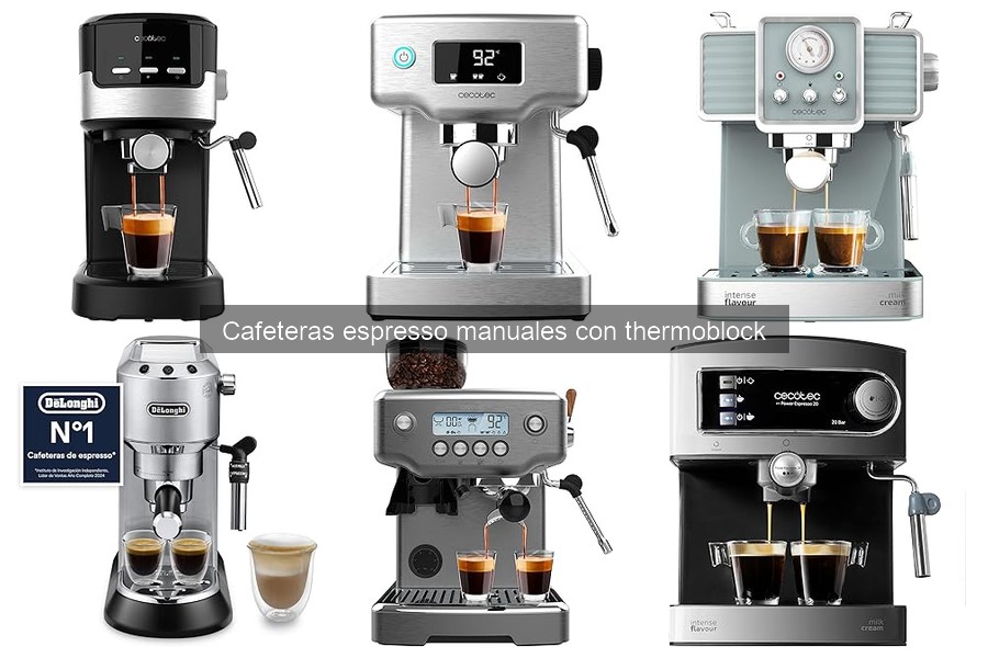 Mantenimiento y limpieza de cafeteras espresso con thermoblock