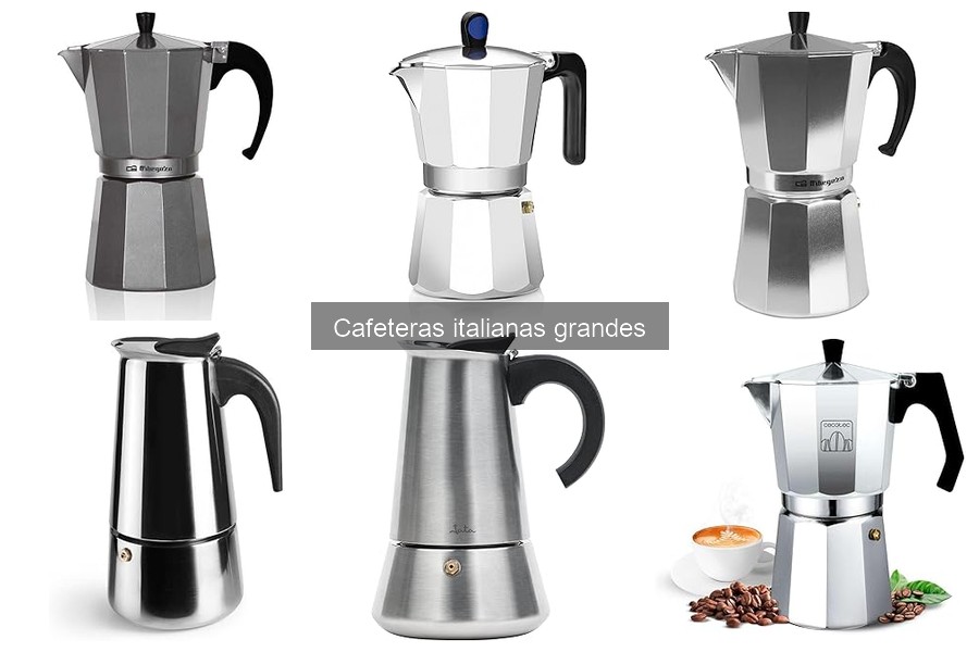 Mantenimiento y limpieza de cafeteras italianas grandes