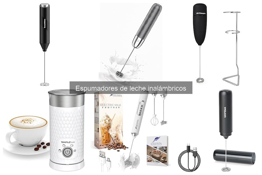 Mantenimiento y limpieza de espumadores de leche inalámbricos