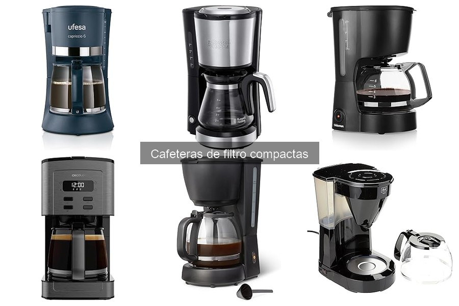 Marcas Confiables de Cafeteras de Filtro Compactas