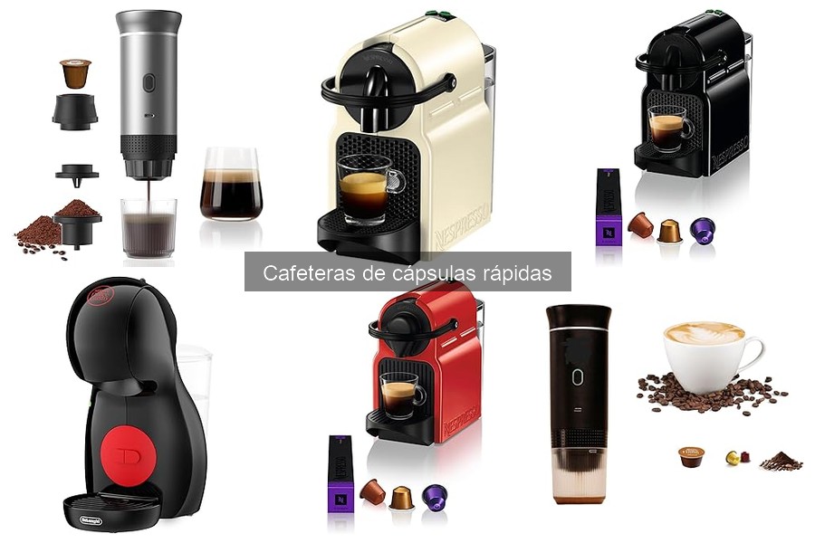 Marcas de cafeteras de cápsulas rápidas más reconocidas