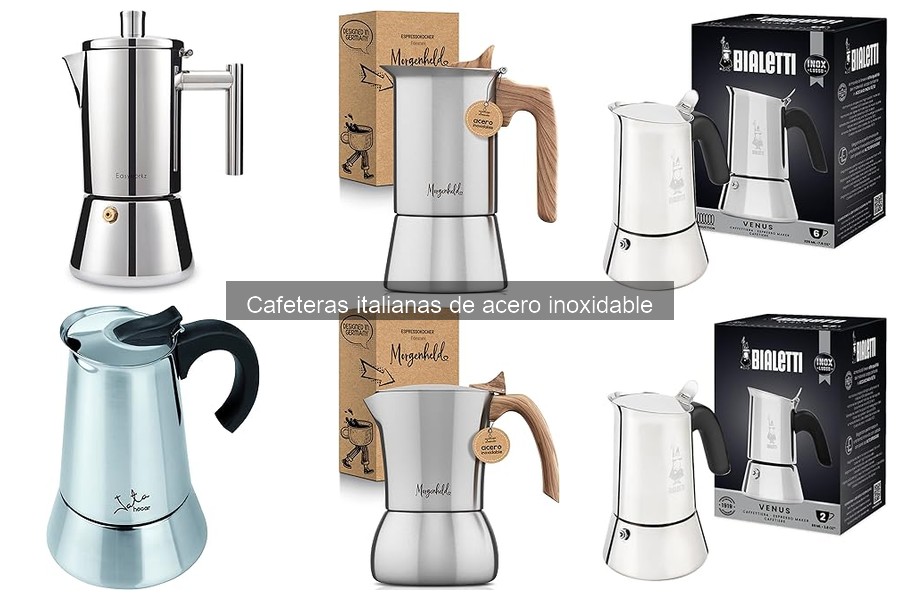 Mejor tamaño de cafetera italiana según tazas deseadas