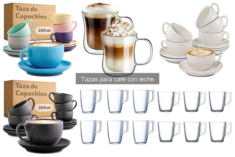 Mejor tamaño de taza para café con leche: Comparativa esencial
