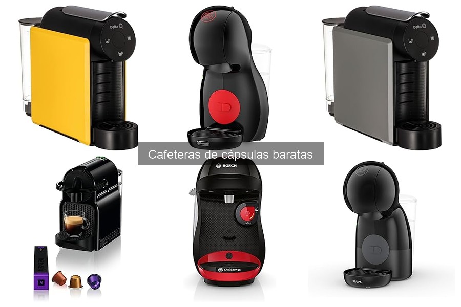 Mejores cafeteras de cápsulas baratas: comparativa 2023