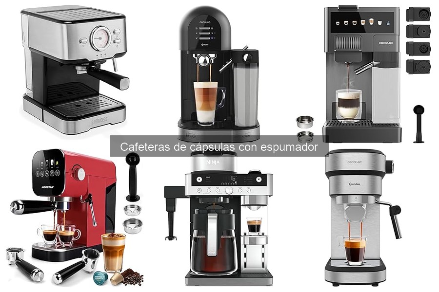 Mejores cafeteras de cápsulas con espumador en 2023