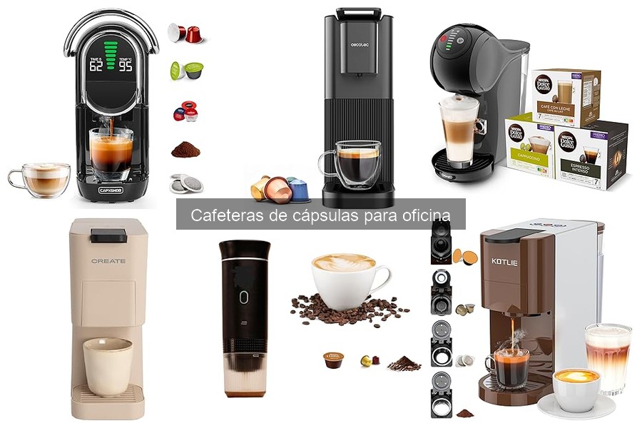 Mejores cafeteras de cápsulas para oficinas pequeñas
