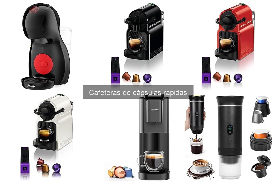 Mejores cafeteras de cápsulas rápidas: comparativa 2023