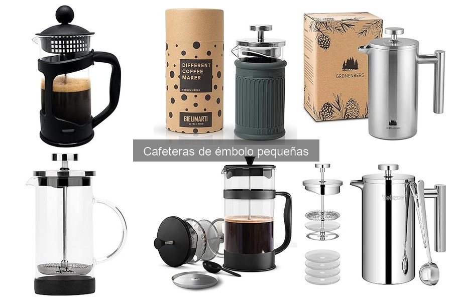 Mejores cafeteras de émbolo pequeñas para casa 2023