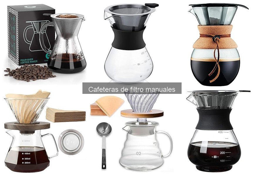 Mejores cafeteras de filtro manuales para aficionados al café