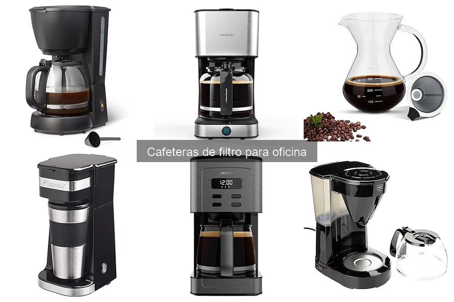 ** Mejores cafeteras de filtro para oficinas pequeñas