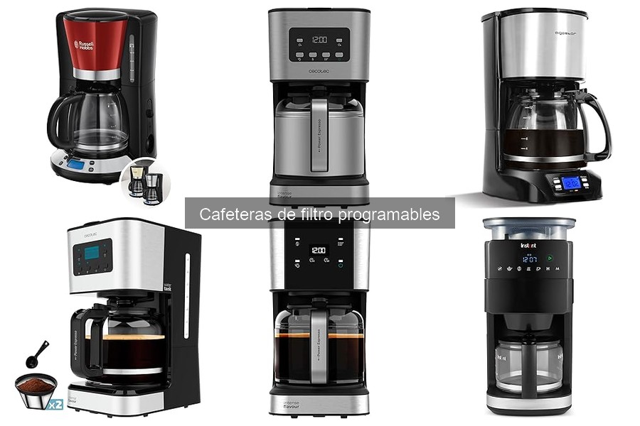 Mejores cafeteras de filtro programables para espacios pequeños