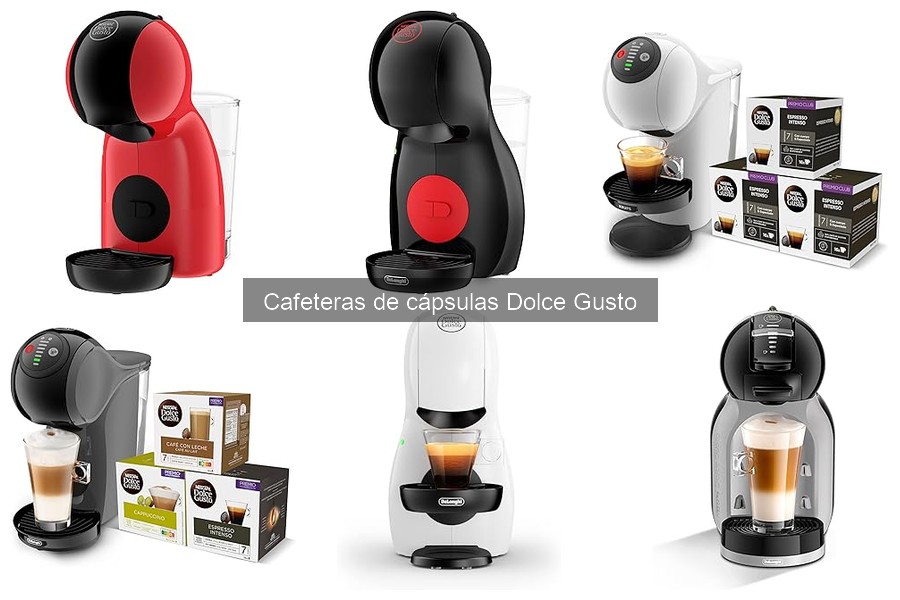 Mejores cafeteras Dolce Gusto para espacios pequeños
