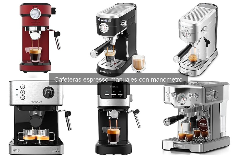 Mejores cafeteras espresso manuales con manómetro en 2023