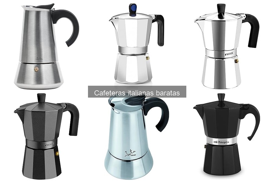 Mejores cafeteras italianas baratas: Comparativa 2023