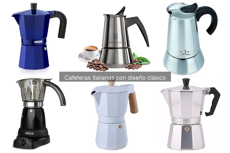 Mejores cafeteras italianas clásicas para disfrutar en casa