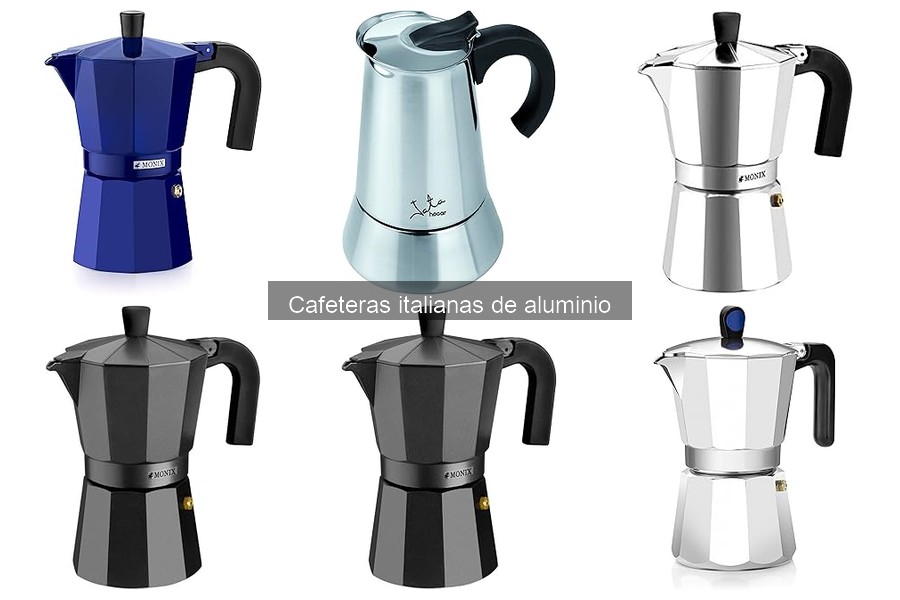 Mejores cafeteras italianas de aluminio para café en casa