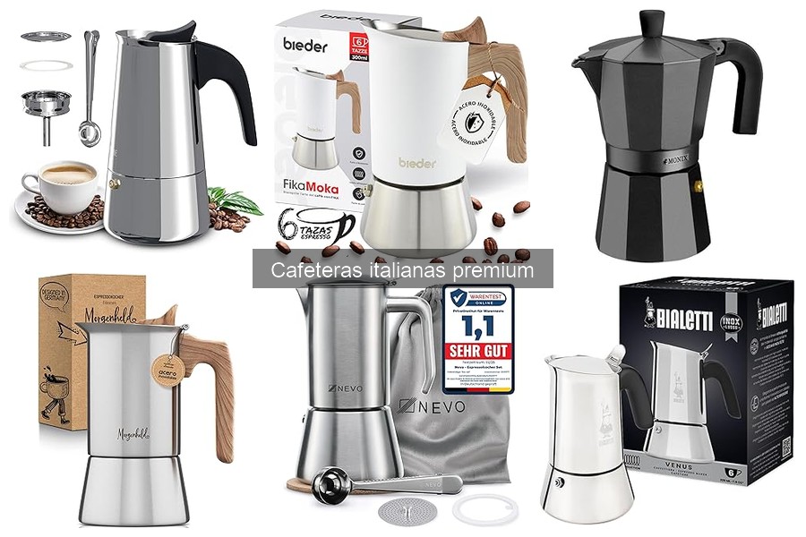 Mejores cafeteras italianas premium del 2023: comparativa