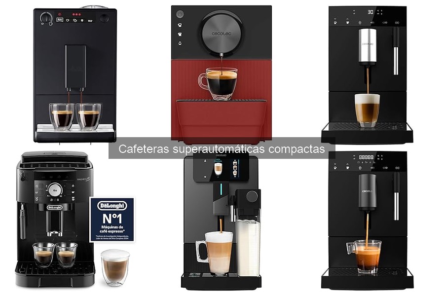 Mejores cafeteras superautomáticas compactas para cocinas pequeñas
